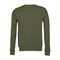 Bella + Canvas Unisex Sponge Fleece Drop Shoulder Sweatshirt - Military Green, X-Large